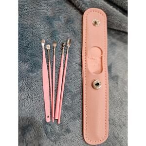 6Pcs Stainless Steel Ear Cleaner Cleansing Tool With Holder